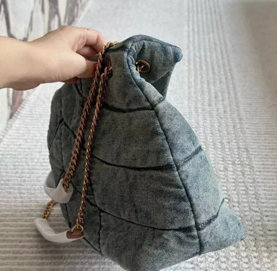 YY denim puffer