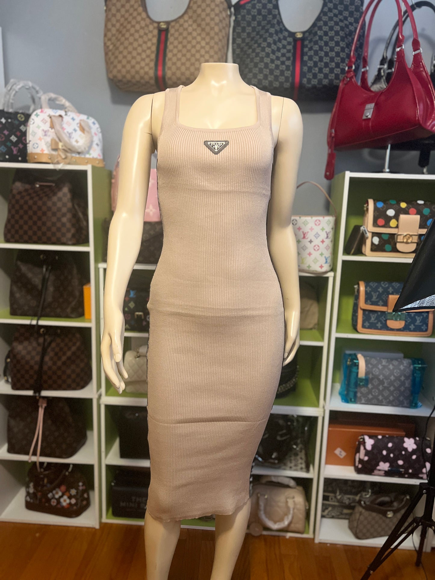 P ribbed dress