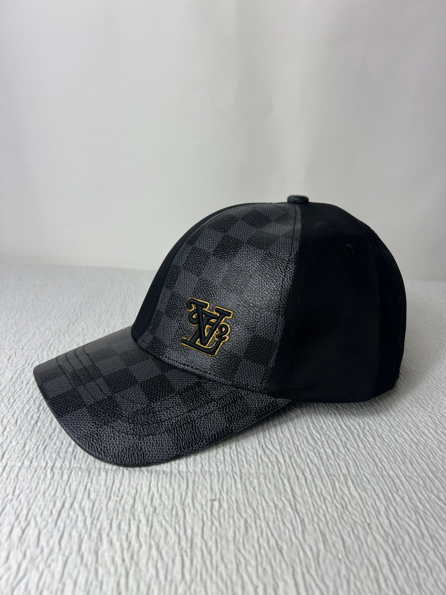 Black and Grey check cap