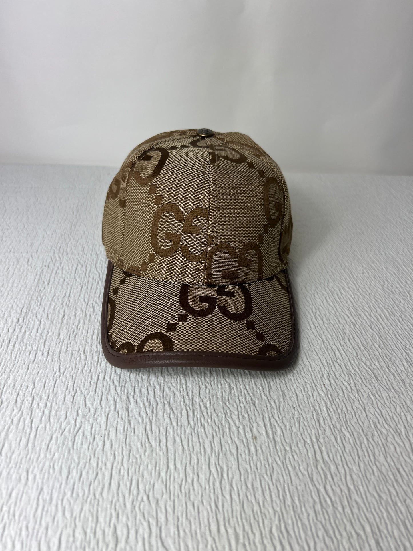 Brown big G cap