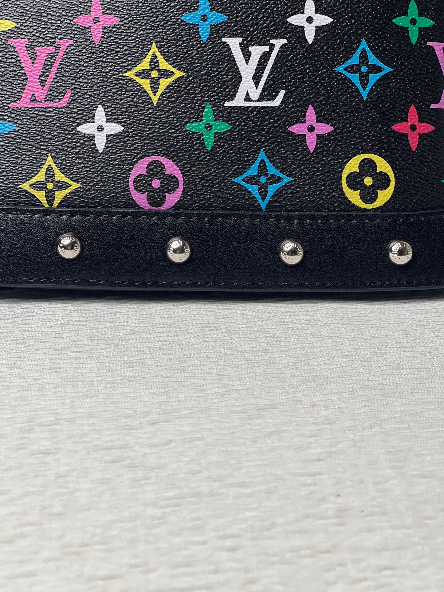 Black colorful A