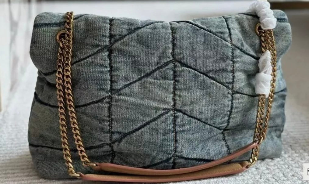 YY denim puffer