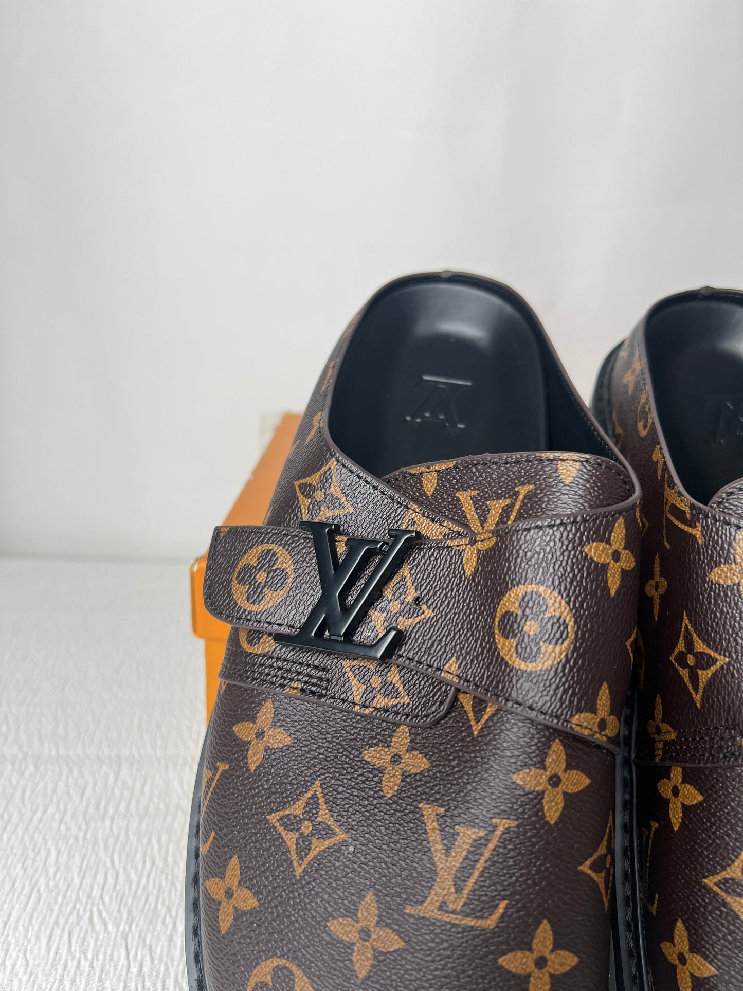 Monogram men clogs