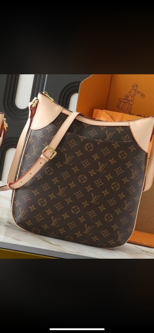 Brown ODN monogram, shoulder bag