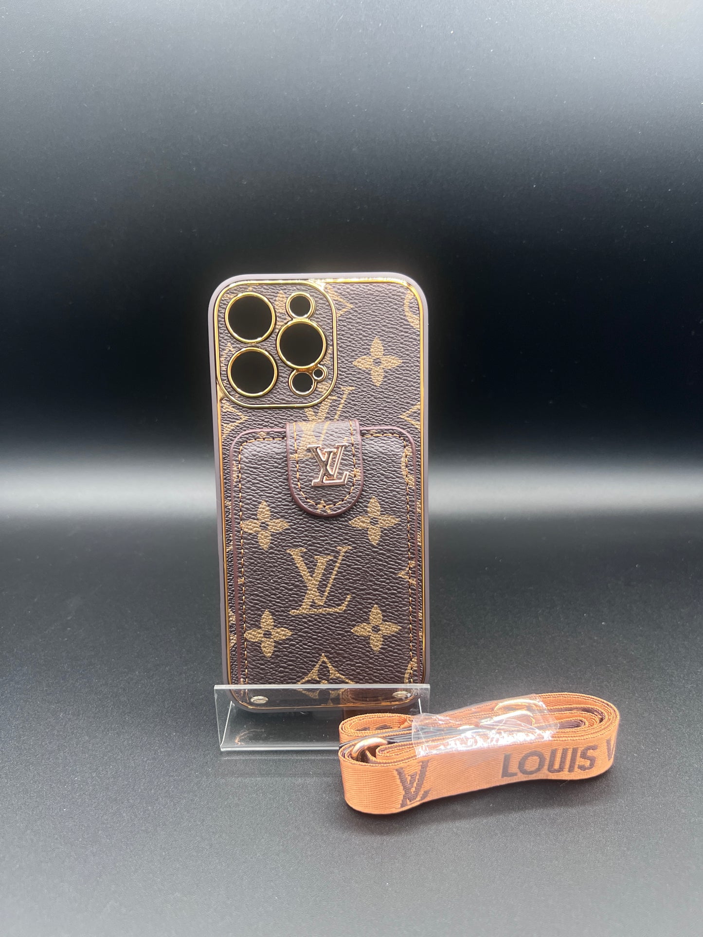 Crossbody phone and card holder
