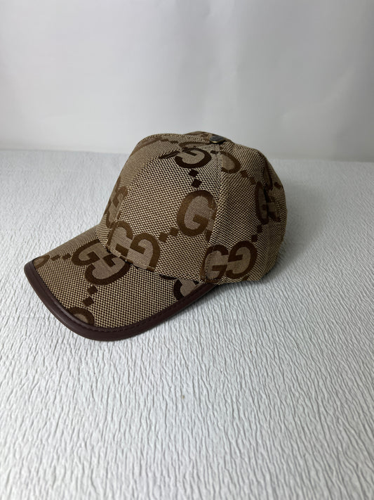Brown big G cap