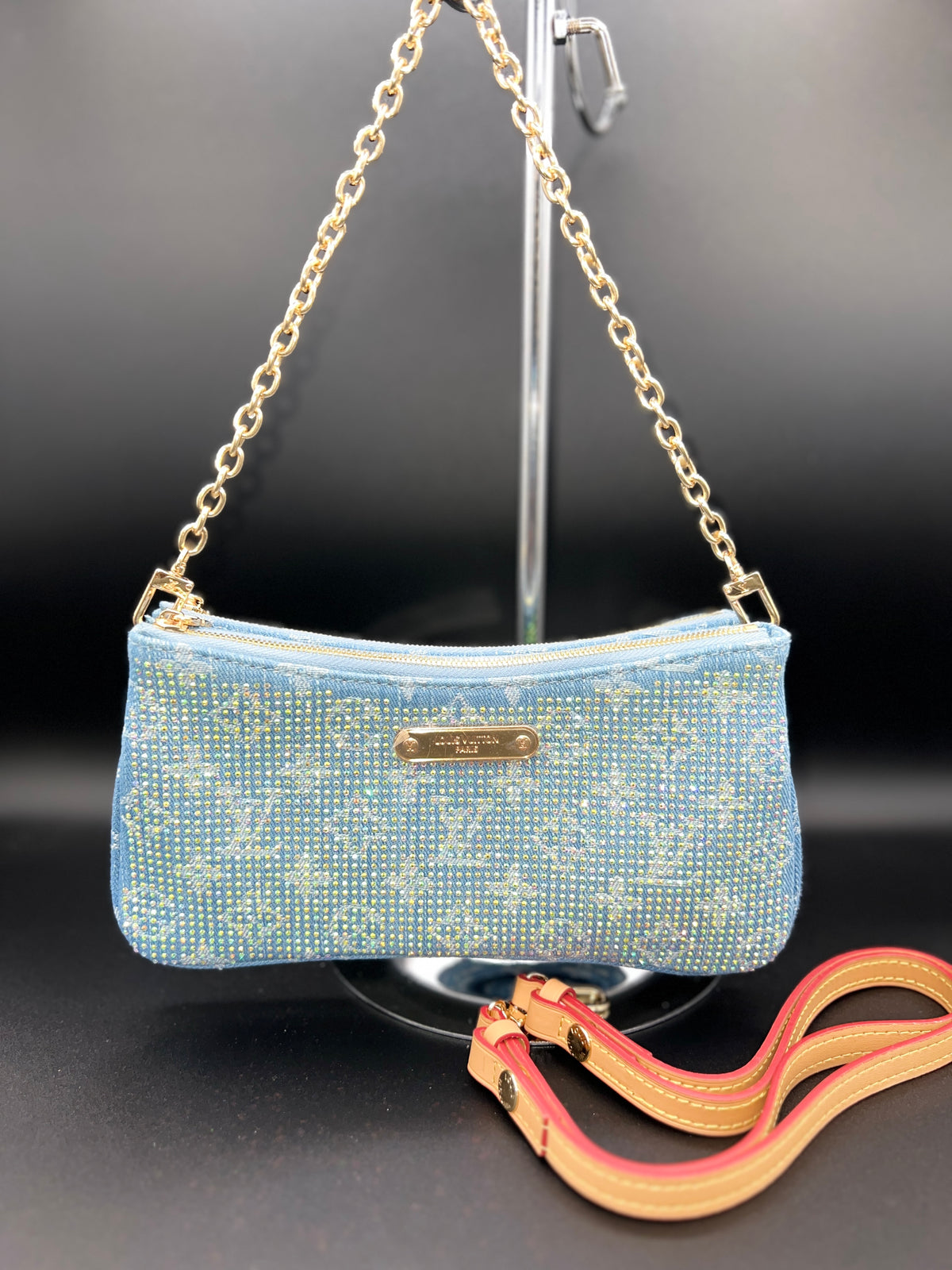 Rhinestone shoulder bag ￼