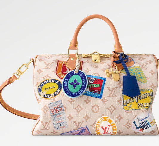 30cm travel patch bag