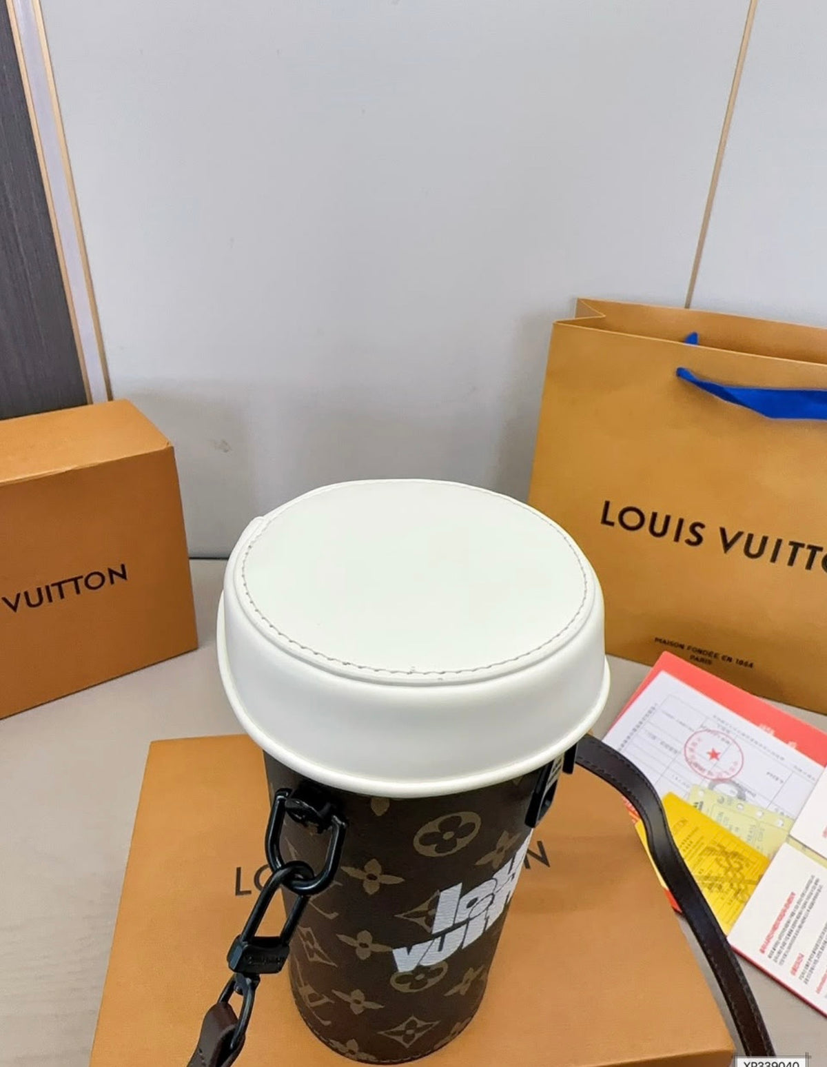 L Coffee cup bag
