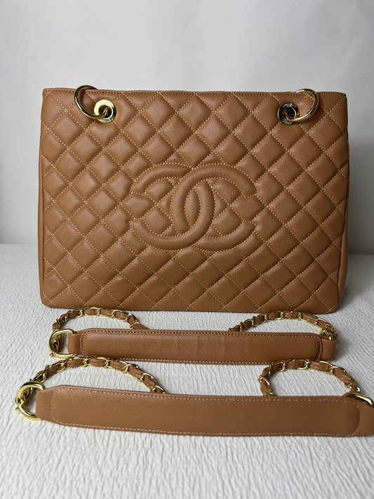 Tan shoulder bag