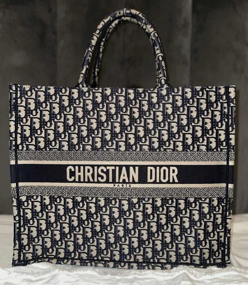 Blue CD book tote