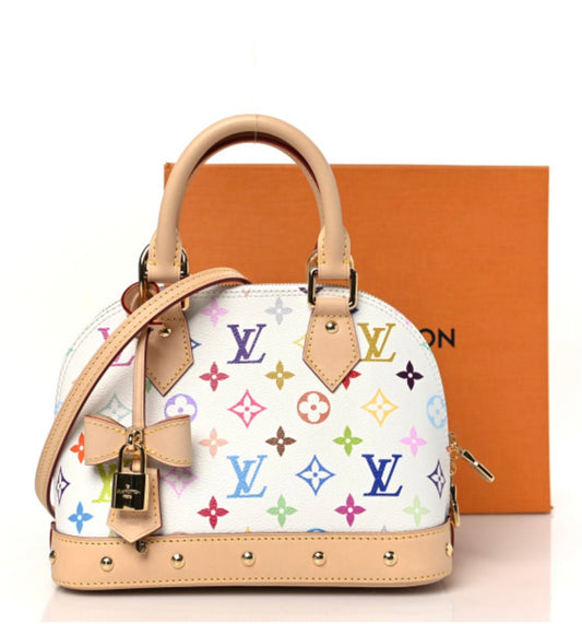 White colorful, A