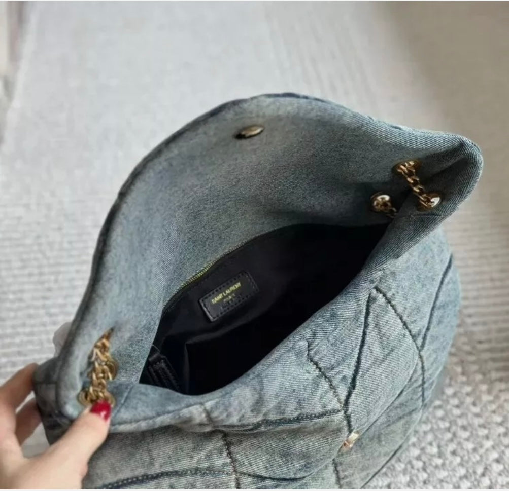 YY denim puffer