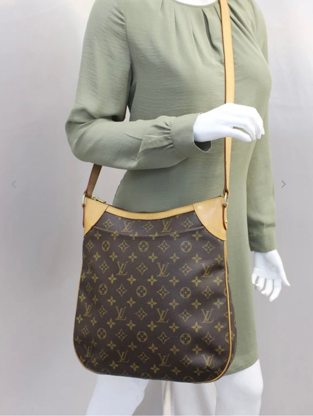 Brown ODN monogram, shoulder bag