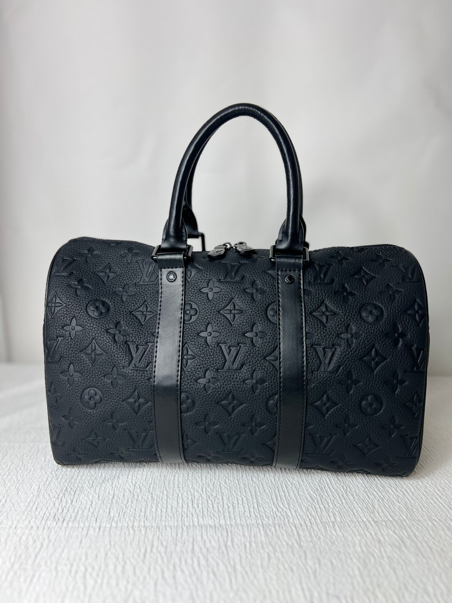 Black on black
