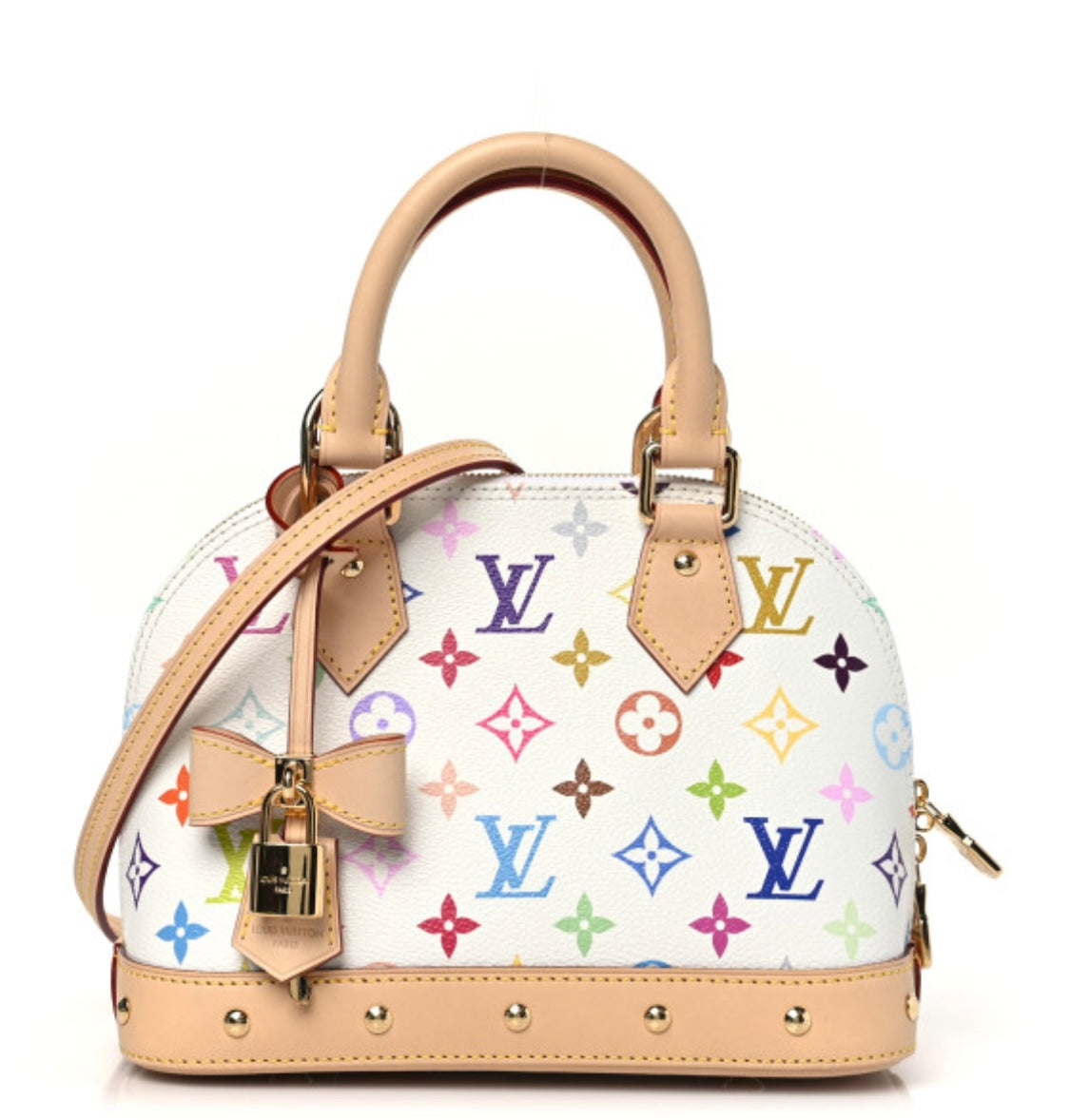 White colorful, A