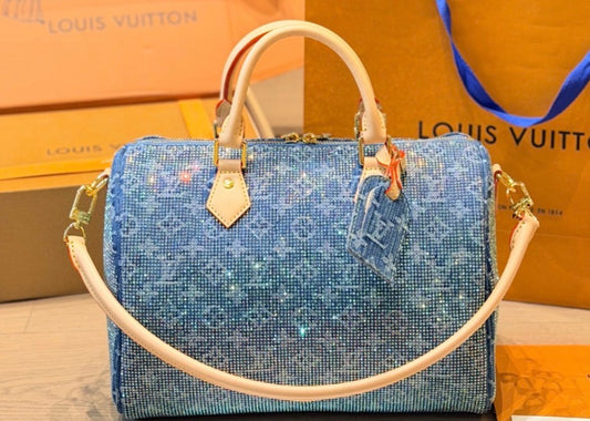 Denim bling speedy.