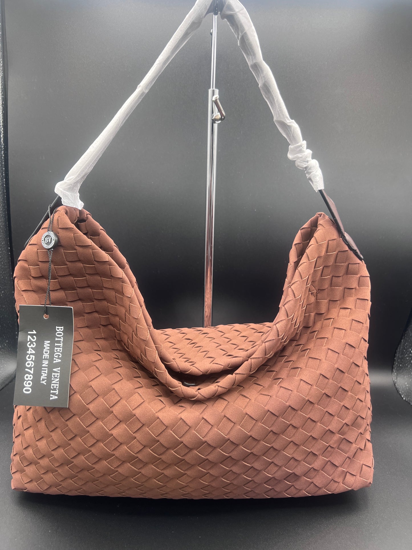 Woven BV hobo tote