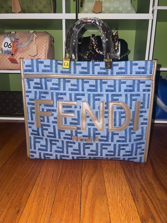 Sunshine Denim Tote