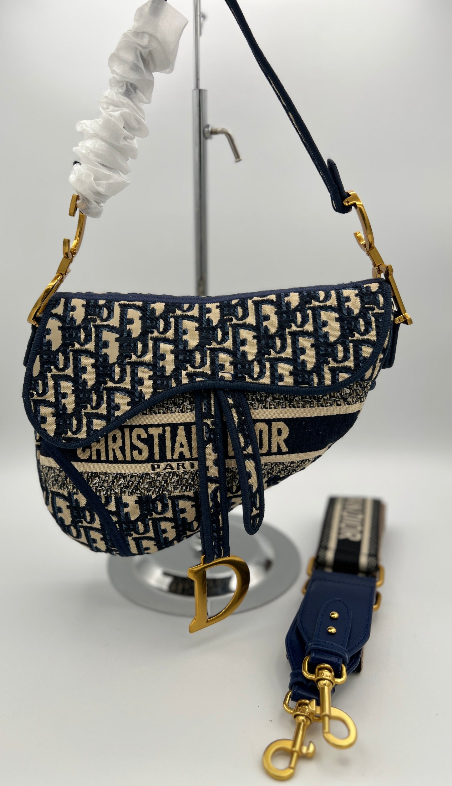 Embroidered saddle bag