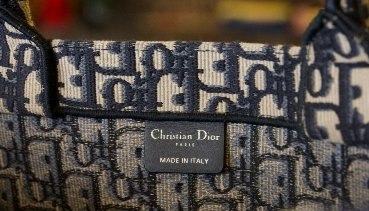 Blue CD book tote