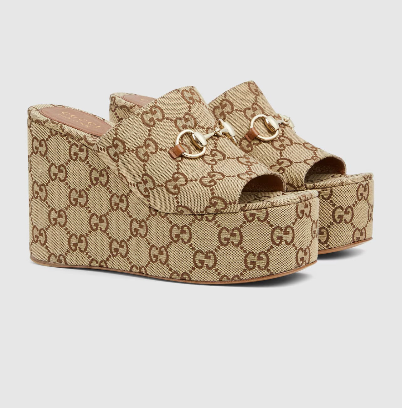 Canvas wedge sandals