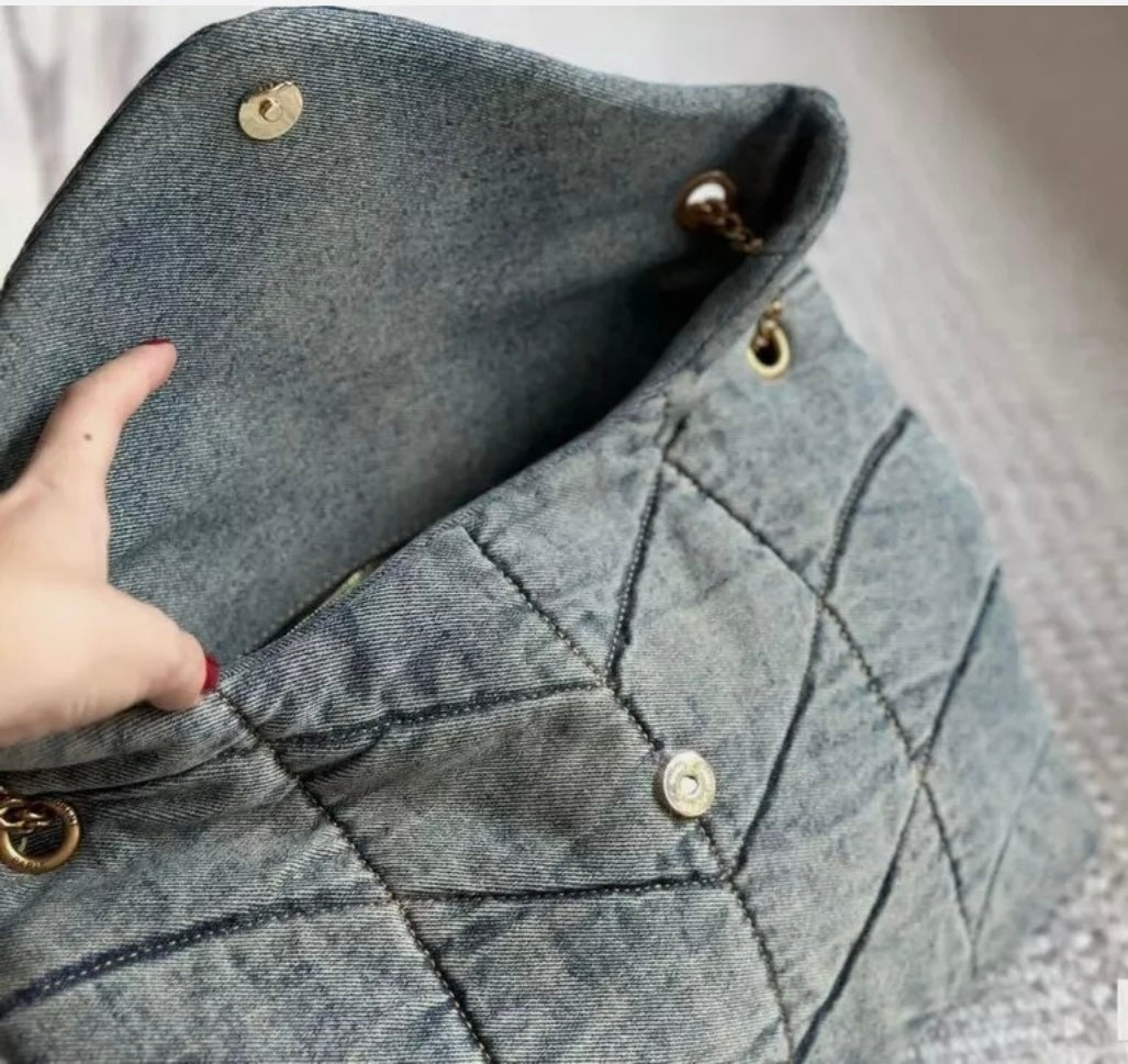 YY denim puffer