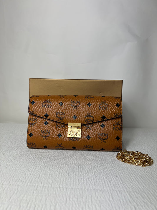 Brown and black monogram bag